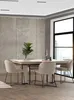 Komplette Beige Esszimmer Garnitur Designer Essgruppe Produktbild-Vorschau 1