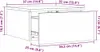 vidaXL Nachttisch 2 pcs Weiß 37 x 35 x 18,5 cm Massivholz Produktbild-Vorschau 8