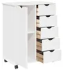 vidaXL Armadietto a rotelle, 63,5 x 39 x 79 cm, legno Anteprima dell’immagine prodotto 4