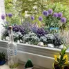 GKA XL Fensterbild Pusteblumen lila Fensterfolie Produktbild-Vorschau 2
