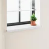 vidaXL Davanzale bianco 80 x 35 x 4,5 cm PVC Anteprima dell’immagine prodotto 2