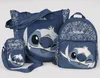 Disney Stitch Denim Rucksack, kleiner Stadtrucksack Produktbild-Vorschau 9