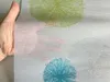 Mini Flächenvorhang Set 3 tlg. Rawlins grün blau Kreise Produktbild-Vorschau 5