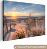 MuchoWow® - Leinwandbilder - Strand - Meer - Düne - Produktbild-Vorschau 1