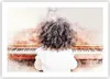 Poster - Poster ohne Rahmen - Kind Klavier Aquarell - 70x50 Produktbild-Vorschau 1