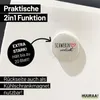 Huuraa Magnet Schwerin verliebt 59mm Kühlschrankmagnet rund Produktbild-Vorschau 3