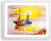 Gerahmtes Poster - Weißer Rahmen - Boote Sonne Meer Reisen Produktbild-Vorschau 1
