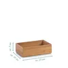 Zeller Ordnungsbox, Bamboo 23x15x7 Produktbild-Vorschau 3