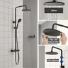 CECIPA Schwarz Thermostat-Duschsäule mit Mischbatterie, Produktbild-Vorschau 6