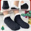 Kuschelsocken Damen Herren, Dicke Flauschige Socken mit Produktbild-Vorschau 5