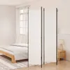A bedroom scene with a bed and a room divider. Produktbild-Vorschau