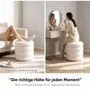 Teddy Hocker mit Stauraum Rund Sitzhocker Produktbild-Vorschau 6