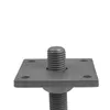 A close-up view of a metal post support with a threaded bolt. Produktbild-Vorschau