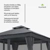 Blumfeldt Mondo Dual Pavilion 3x3 - dvojitá strecha a siete Náhľad obrázku produktu 4