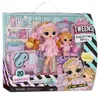 A toy doll playset in its retail packaging, featuring two dolls and various accessories. Voir les images du produit