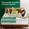 NicePlus, vrchná matrace 2 v 1, 180x200x10 cm, 5-zónová Náhľad obrázku produktu 8
