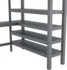 Hochbett 140 x 200 cm mit Schreibtisch und Ablagefächern, Produktbild-Vorschau 14