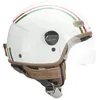 Jet Helma CGM 191I PIX ITALIA Green White Red Moulded Visor Náhľad obrázku produktu 4