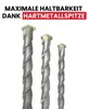WALTER SDS Plus Bohrerset 3-teilig extra lange Betonbohrer Produktbild-Vorschau 12