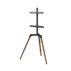 Hama TV stojan Real Wood, podlahový, 400x400, drevo Náhľad obrázku produktu 2