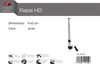 F2  Windsurf Mastverlängerung Race HD SDM  0-42 cm Silber Produktbild-Vorschau 2