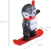 Dekoracja zimowa LED, pingwin na desce, 30,3 cm Podgląd zdjęcia produktu 6