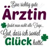A graphic with text and clover symbols, likely for a mug or gift. Produktbild-Vorschau