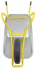 HBH® Schubkarre 85 Liter Garten Farbe gelb Profi Produktbild-Vorschau 9