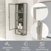 osoltus Wandschrank Riffelglas Stahl Regal cube Warm Grey Produktbild-Vorschau 6