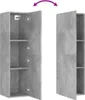 vidaXL TV-Schrank Betongrau 30,5x30x110 cm Holzwerkstoff Produktbild-Vorschau 6