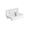 A single silver metal mounting bracket with a bolt is shown against a white background. Produktbild-Vorschau