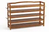 Étagère à chaussures en acacia, 5 étages, 82 x 26 x 74 cm, Voir les images du produit 6