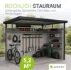 Juskys Metall Gerätehaus Luzern 5,2 m² - wetterfest & Produktbild-Vorschau 2