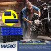 Masko® Stapelboxen Wandregal 32tlg Box Sichtlagerkästen Produktbild-Vorschau 6