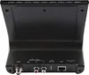 The back of a black electronic device, showing various ports and buttons. Anteprima dell’immagine prodotto