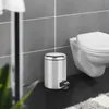 WENKO Kosmetik Tret Müll Eimer LEMAN Edelstahl 3 L Abfall Produktbild-Vorschau 5