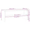 vidaXL TV-Schrank Weiß 100x40x40 cm Holzwerkstoff -  Produktbild-Vorschau 7