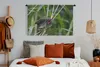 MuchoWow® Wandteppich Wandbehang Ein singender Kuckuck im Produktbild-Vorschau 4