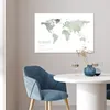 MuchoWow® Poster Weltkarte - Zitat - Reisen 90x60 cm - Produktbild-Vorschau 5