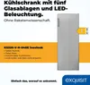 Exquisit Vollraumkühlschrank KS320-V-H-040E inoxlook | 242 Produktbild-Vorschau 2