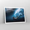 Poster - Poster ohne Rahmen - Tauchen Frau Wellen - 100x70 Produktbild-Vorschau 7