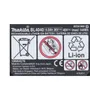 A label from a Makita battery pack. Anteprima dell’immagine prodotto