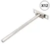 vidaXL Supporti per mensole galleggianti 12 pz. Invisibile Anteprima dell’immagine prodotto 8