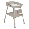 A baby changing table with storage compartments and wheels, shown against a white background. Náhľad obrázku produktu