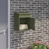 vidaXL Paketdrop-Box mit Speicher Olivgrün 47,5 x 38 x 59 Produktbild-Vorschau 2