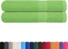 vidaXL Serviettes FROGN, lot de 2, vert pomme, 100 x 200 Voir les images du produit 1
