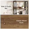 Libreria in stile industriale Tribesigns, altezza 178 cm, 6 Anteprima dell’immagine prodotto 3