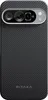 A black phone case with a carbon fiber texture and a camera module. Podgląd zdjęcia produktu