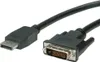 Adapter Wideo Displayport Na Dvi 1.5 M Czarny Value, Podgląd zdjęcia produktu 1