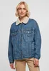 Urban Classics Ladies - Oversized Sherpa Denim Jacke - L Produktbild-Vorschau 8